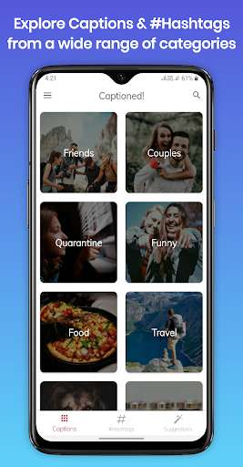 Run android online APK Captioned! - Captions and Quotes for your Photos from MyAndroid or emulate Captioned! - Captions and Quotes for your Photos using MyAndroid