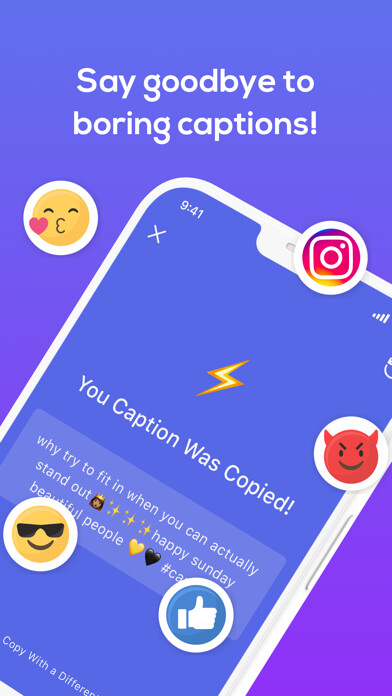 Emulate iPhone app Caption Expert using MyAndroid
