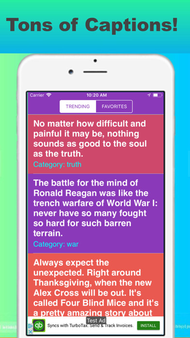Emulate iPhone app Captions for Social using MyAndroid Emulate iPhone app Captions for Social using MyAndroid