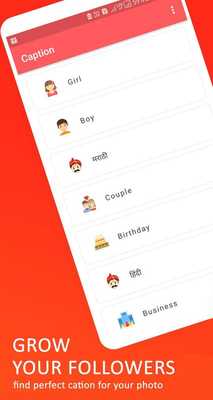 Emulate Android APK Captions - Status #Tags Trending Captions.