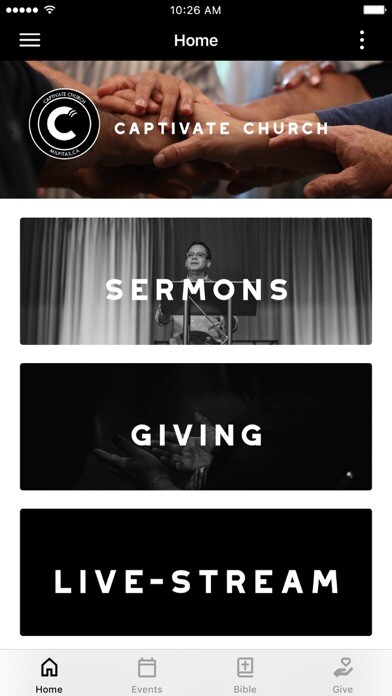 Emulate iPhone app Captivate Church Milpitas using MyAndroid Emulate iPhone app Captivate Church Milpitas using MyAndroid