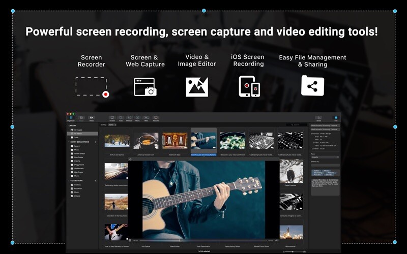 Emulate iPhone app Capto: Screen Capture & Record using MyAndroid