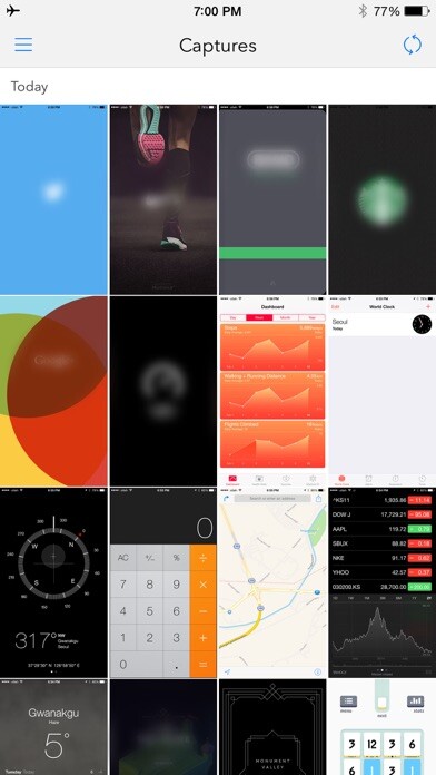 Emulate iPhone app Captures - Screen Shot Album using MyAndroid Emulate iPhone app Captures - Screen Shot Album using MyAndroid