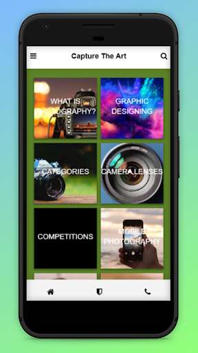 Run android online APK CAPTURE THE  ART- Learn Photography from MyAndroid or emulate CAPTURE THE  ART- Learn Photography using MyAndroid