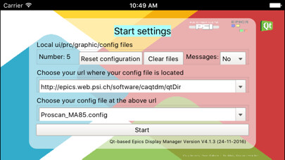 Emulate iPhone app caQtDM using MyAndroid Emulate iPhone app caQtDM using MyAndroid