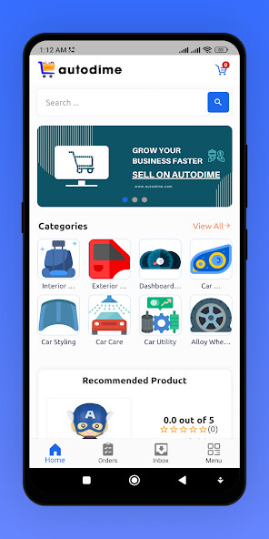 Run android online APK Car Accessories App: AutoDime from MyAndroid or emulate Car Accessories App: AutoDime using MyAndroid