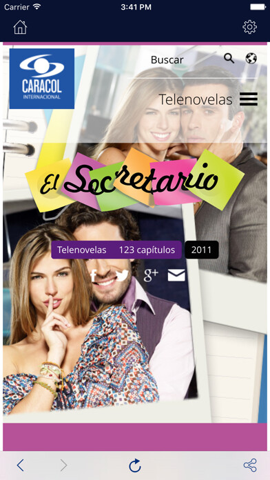 Emulate iPhone app Caracol Internacional using MyAndroid Emulate iPhone app Caracol Internacional using MyAndroid