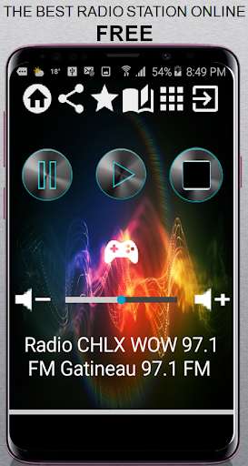 Run android online APK CA Radio CHLX WOW 97.1 FM Gatineau 97.1 FM App Rad from MyAndroid or emulate CA Radio CHLX WOW 97.1 FM Gatineau 97.1 FM App Rad using MyAndroid