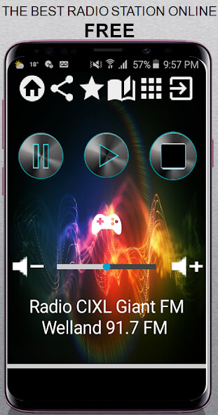 Run android online APK CA Radio CIXL Giant FM Welland 91.7 FM App Radio F from MyAndroid or emulate CA Radio CIXL Giant FM Welland 91.7 FM App Radio F using MyAndroid