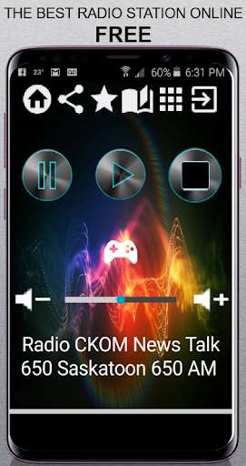 Run android online APK CA Radio CKOM News Talk 650 Saskatoon 650 AM App R from MyAndroid or emulate CA Radio CKOM News Talk 650 Saskatoon 650 AM App R using MyAndroid