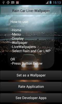 Emulate Android APK Car and Rain Emulate Android APK Car and Rain