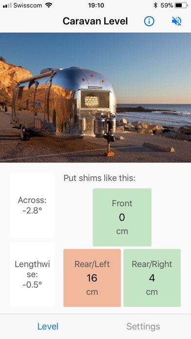Emulate iPhone app CaravanLevel using MyAndroid