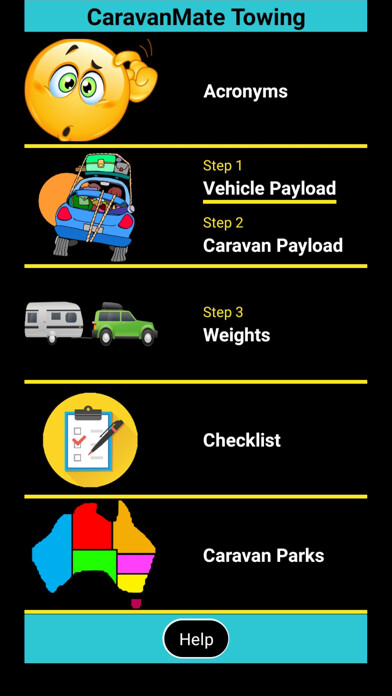Emulate iPhone app Caravan Towing Weight using MyAndroid Emulate iPhone app Caravan Towing Weight using MyAndroid