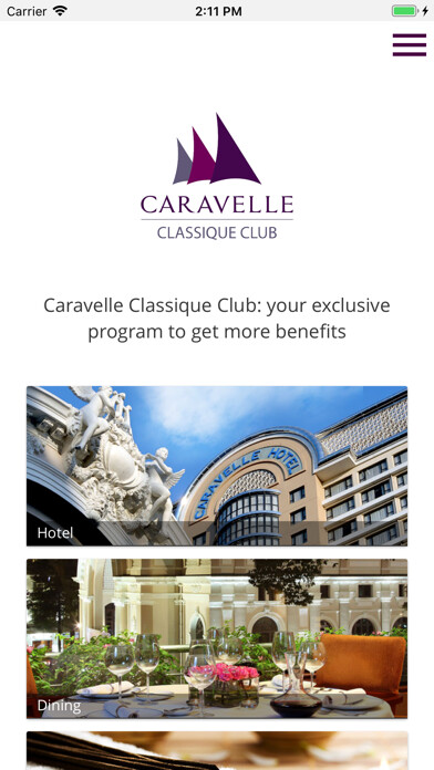 Emulate iPhone app Caravelle Classique Club using MyAndroid Emulate iPhone app Caravelle Classique Club using MyAndroid
