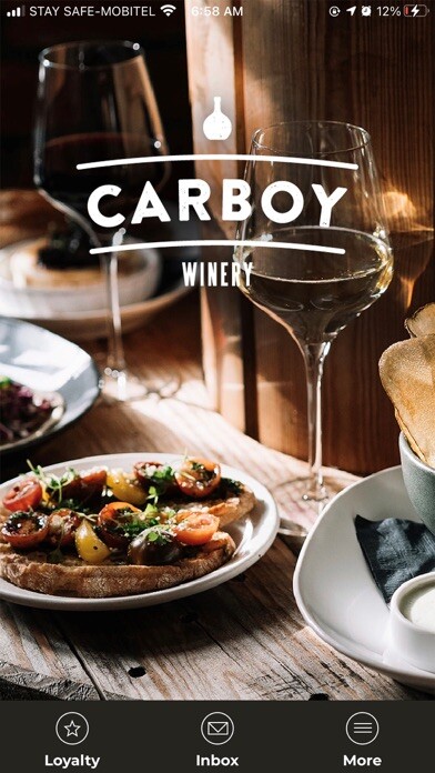 Emulate iPhone app Carboy Winery Rewards using MyAndroid Emulate iPhone app Carboy Winery Rewards using MyAndroid