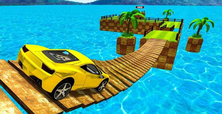 Emulate Android APK Car bridge crossing Game - Impossible Tracks