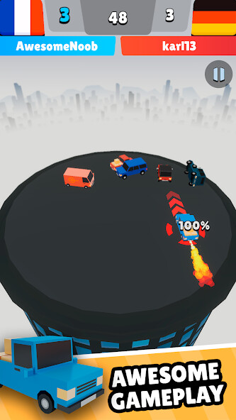 Run android online APK Car Crash: Two-Player Game! from MyAndroid or emulate Car Crash: Two-Player Game! using MyAndroid