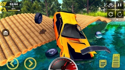 Emulate iPhone app Car Crash Vs Flyover Jumping using MyAndroid