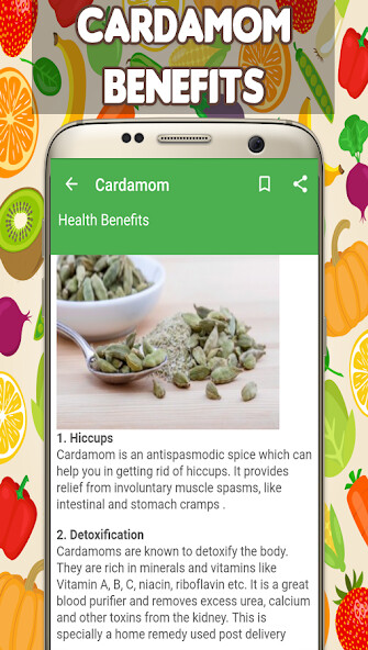 Run android online APK Cardamom Benefits from MyAndroid or emulate Cardamom Benefits using MyAndroid