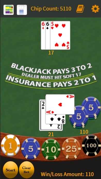 Emulate iPhone app Card Counting Blackjack using MyAndroid Emulate iPhone app Card Counting Blackjack using MyAndroid