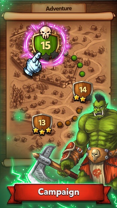 Emulate iPhone app Card Crushers: Battle game TCG using MyAndroid