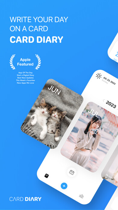 Emulate iPhone app Card Diary - Journal with Lock using MyAndroid Emulate iPhone app Card Diary - Journal with Lock using MyAndroid