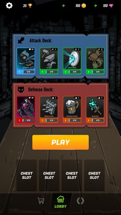 Emulate iPhone app Card Dungeon: Magic Rush using MyAndroid