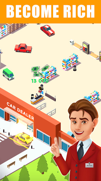 Run android online APK Car Dealer Tycoon Idle Market from MyAndroid or emulate Car Dealer Tycoon Idle Market using MyAndroid