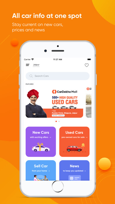 Emulate iPhone app CarDekho using MyAndroid Emulate iPhone app CarDekho using MyAndroid