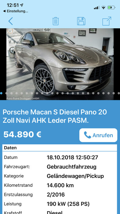 Emulate iPhone app CarDeluxe Autosuchprogramm using MyAndroid Emulate iPhone app CarDeluxe Autosuchprogramm using MyAndroid