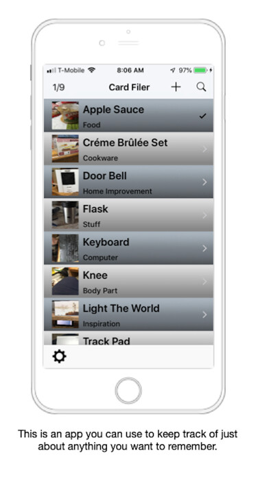 Emulate iPhone app CardFiler using MyAndroid Emulate iPhone app CardFiler using MyAndroid