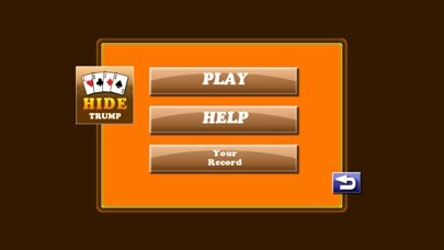 Emulate iPhone app Card Game Coat Hide The Trump using MyAndroid