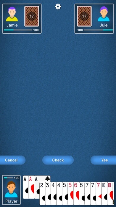 Emulate iPhone app Card games - Bragging master using MyAndroid