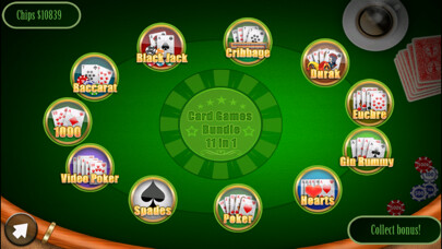Emulate iPhone app Card Games Bundle 11 in 1 using MyAndroid