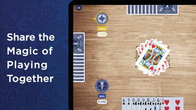 Emulate iPhone app Card Games by Bicycle using MyAndroid
