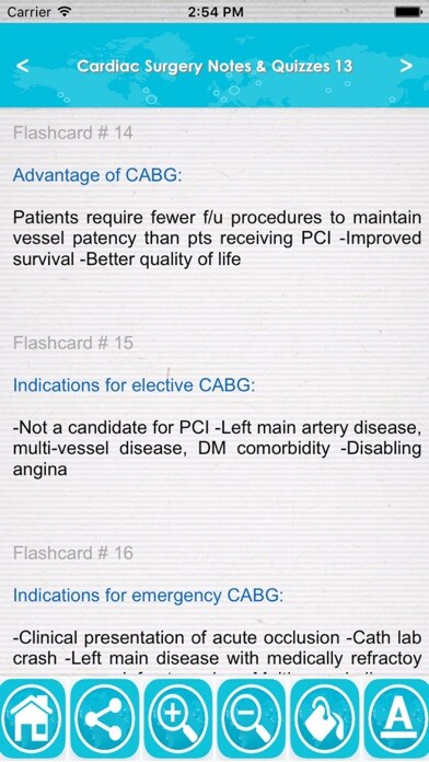 Emulate iPhone app Cardiac Surgery Exam Review using MyAndroid
