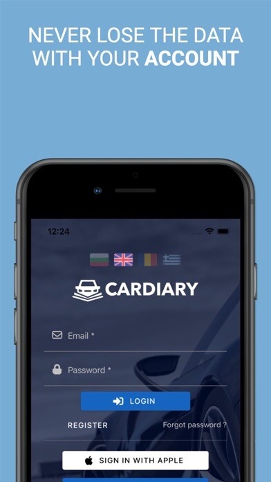 Emulate iPhone app CarDiary - Cars management using MyAndroid Emulate iPhone app CarDiary - Cars management using MyAndroid