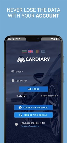 Run android online APK CarDiary - Vehicle management from MyAndroid or emulate CarDiary - Vehicle management using MyAndroid