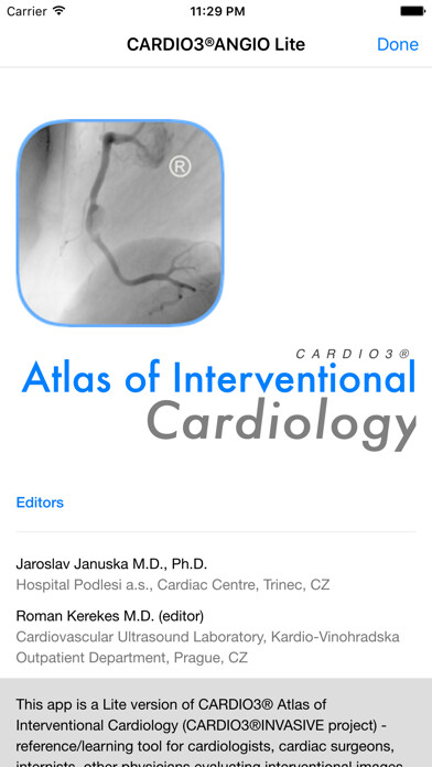 Emulate iPhone app CARDIO3® Atlas of Interventional Cardiology – Lite using MyAndroid Emulate iPhone app CARDIO3® Atlas of Interventional Cardiology – Lite using MyAndroid