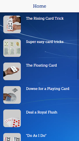 Run android online APK Card Magic Tricks And Tutorials from MyAndroid or emulate Card Magic Tricks And Tutorials using MyAndroid