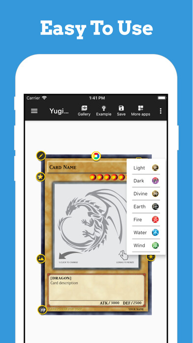 Emulate iPhone app Card Maker Creator for YugiOh using MyAndroid Emulate iPhone app Card Maker Creator for YugiOh using MyAndroid