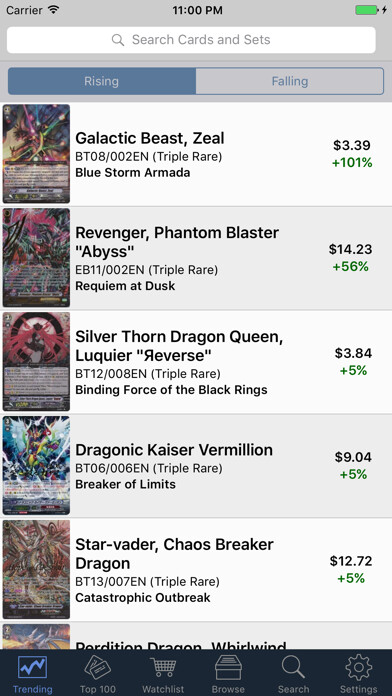 Emulate iPhone app Card Prices: Cardfight!! Vanguard Edition using MyAndroid Emulate iPhone app Card Prices: Cardfight!! Vanguard Edition using MyAndroid