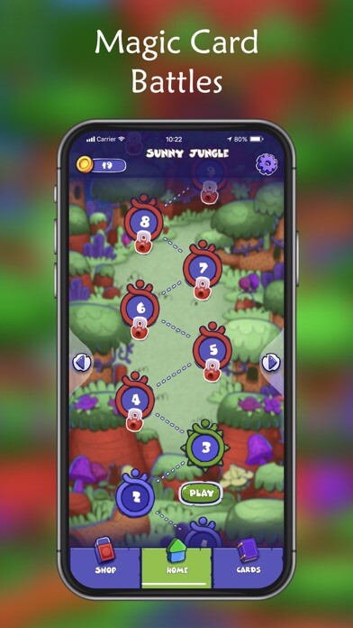 Emulate iPhone app CardQuest: Real deal using MyAndroid