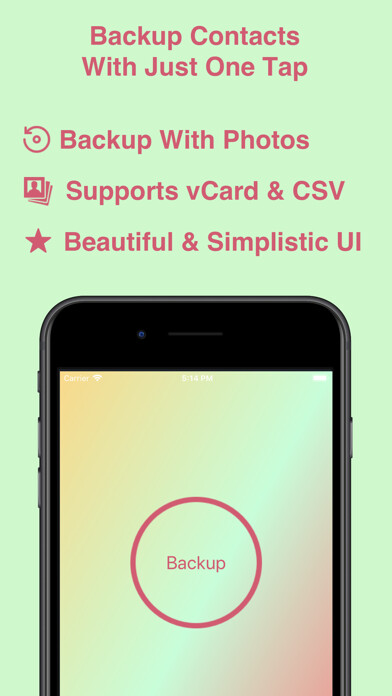 Emulate iPhone app CardSafe - My Contacts Manager using MyAndroid Emulate iPhone app CardSafe - My Contacts Manager using MyAndroid