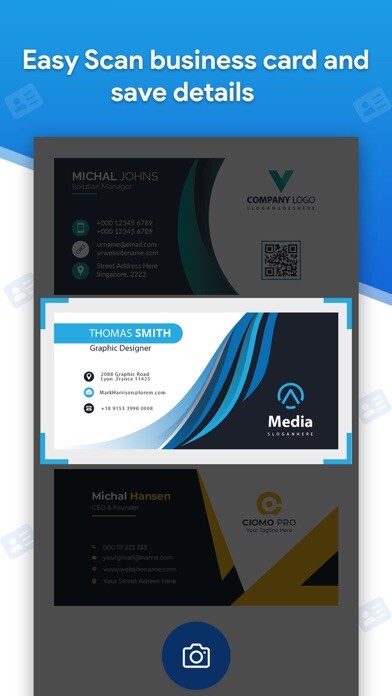 Emulate iPhone app Card Scanner - Business Card using MyAndroid Emulate iPhone app Card Scanner - Business Card using MyAndroid
