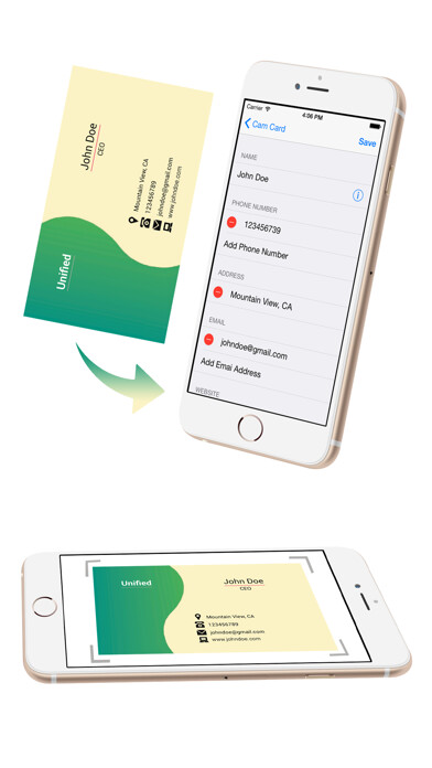 Emulate iPhone app Card Scanner - cam card reader using MyAndroid Emulate iPhone app Card Scanner - cam card reader using MyAndroid