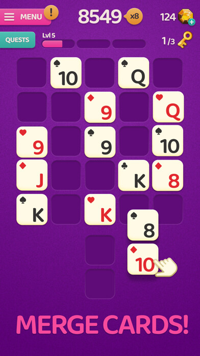 Emulate iPhone app Cards Up! Merge Puzzle using MyAndroid Emulate iPhone app Cards Up! Merge Puzzle using MyAndroid