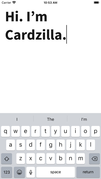 Emulate iPhone app Cardzilla using MyAndroid