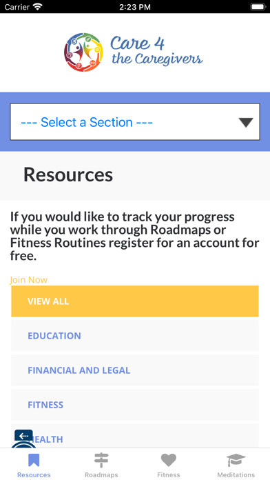Emulate iPhone app Care 4 the Caregivers using MyAndroid