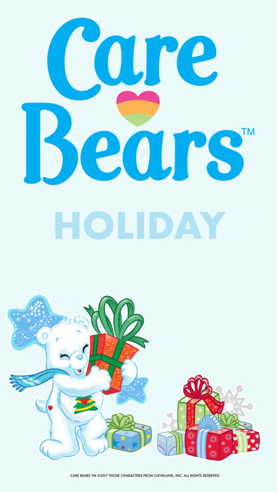 Emulate iPhone app Care Bears Holiday Stickers using MyAndroid
